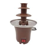 Maxbell Electirc Mini Chocolate Fondue Fountain Machine 3 Tiers BBQ Sauce Ranch