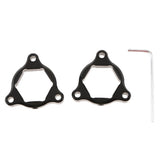 Max CNC Aluminum Motorcycle Front Suspension Fork Preload Adjusters 22mm Black