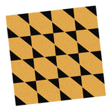 Maxbell Removable Self-adhesive Floor Stickers PVC Brushed Gold -60x60cm Style02