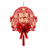 Maxbell Chinese New Year Blessing Hanging Decoration Decor for Door Living Room Tree Style A