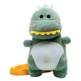 Maxbell Cartoon Plush Shoulder Bag Dinosaur Toy Handbag Soft Backpack Women Girls