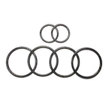 Maxbell 6 Pieces Door Speaker Covers Trim Frame Ring For BMW X5 X6 E70 2008-2013 E71 2009-2014 F15 F16 2014-2018