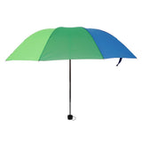 Max Rainbow Windproof Anti-UV Automatic Umbrella 3 Fold Unisex for 1-2 Person