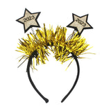 Maxbell Happy New Year Headband Photo Prop Eve Party Supplies for Kids Adults