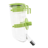 Max Adjustable Height Pet Dog and Cat Cage Water Bottle Dispenser Green