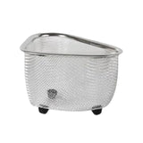 Maxbell Practical Colander Triangle Strainer Sturdy for Pasta Vegetable Basket Triangle S