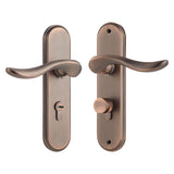 Max Security Mortise Interior Door Lock Latch  Bedroom Lever Handlesets Copper