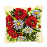 Max Maxb Flower Pattern Latch Hook Kits Pillow Case Cushion Cover 17x17'' Flower 1