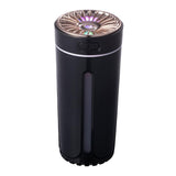 Maxbell Portable Mini Cup Humidifiers with LED Night Light for Office Bedroom Black
