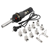 Max Maxb AC220V 450W Electronic Heat Hot Air Solder Gun Desoldering Station+ 9