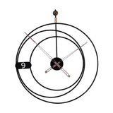 Maxbell Maxbell Simple Wall Clock Household Metal Clocks for Dining Room Ornament Bedroom