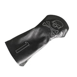 Maxbell Golf Driver Head Cover Skull Fits Driver Professional 1 Wood Golf Club Cover Black