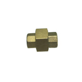 Max Thread Female Hex Union Brass Coupling Fitting  12.5mm