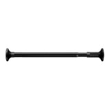 Maxbell Extendable Clothing Rod Curtain Rod Clothes Hanger for Wardrobe Bathroom 1.6 Meter Black