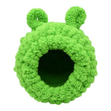 Maxbell Cute Warm Bird Nest Cage Parrot Hammock Toy House Rats Cave Bed Green