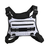 Maxbell Chest Rig Bag Multifunction Men Women Chest Pack for Travel Climbing Cycling White