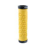 Maxbell Bike Handlebar Sleeve Rubber Bicycle Lock on Anti slip Grip Yellow Skull