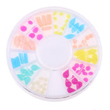 Maxbell 12 Colors Assorted Nail Art Acrylic Embellishments DIY Scrapbooking Crafts