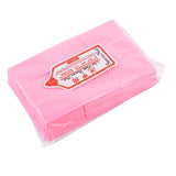 Maxbell 600X Disposable Nail Polish Remover Pad Manicure Nail Wipe Cotton Pad Pink