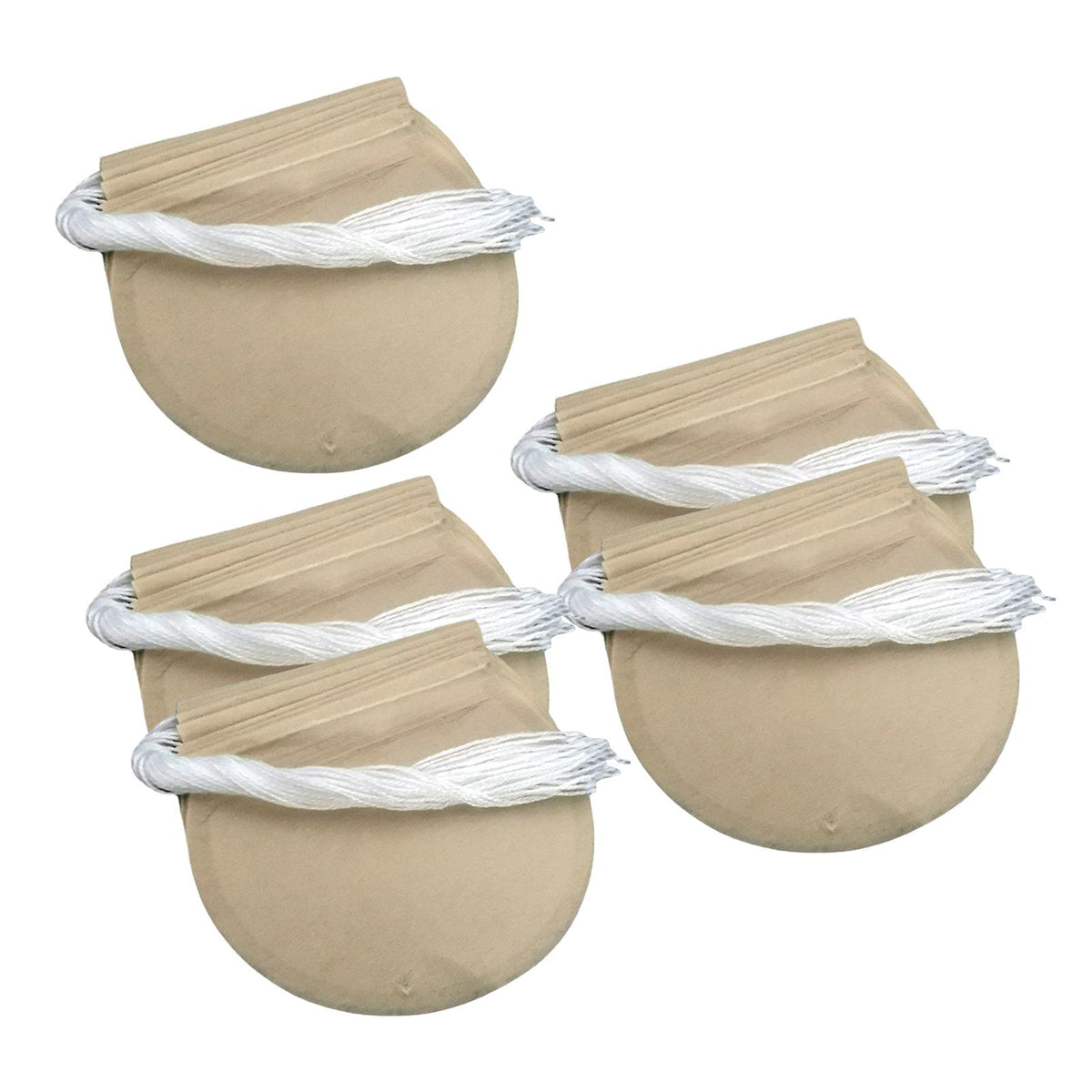 Maxbell 100x Tea Filter Bags Drawstring Kitchen Spice Seasoning Filter Package Unbleached