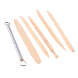 Max 6pcs Wood Carving Crafts Clay Sculpture Knife Pottery Sharpen Modeling Tools