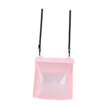 Maxbell Waterproof Storage Bag Swimming Lightweight with Shoulder Strap for Rafting Pink