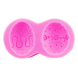 Maxbell Silicone Easter Mold Chocolate Jelly Candy Mould Pink Fondant Cake Mold #1