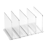Maxbell Closet Shelf Dividers Partition for Kitchen, Office, Pantry Easily Install Clear 5 Grid