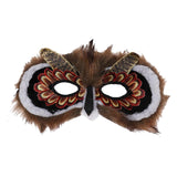 Maxbell Kids Owl Masks Decorative Face Cover for Halloween Photo Prop Masquerade