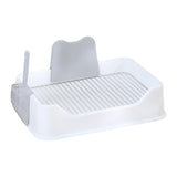 Maxbell Pet Dog Toilet Puppy Training Potty Tray Potty Pan Indoor Dog Potty Tray white