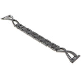Max Rhinestone Stainless Steel Watch Band for Sumsang Galaxy Watch 46mm Black
