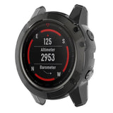 Maxbell Smart Watch Silica Gel Protective Case Cover For garmin fenix 5X Black