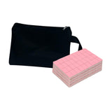 Maxbell Travel Mini Mahjong Board Game, 144 Tiles Mahjong for Outdoor Gathering Home Pink