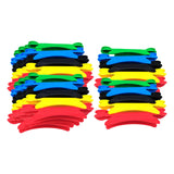 Maxbell 50 Pieces Fishing Winding Wire Board Durable Compact Clip On Rod for Fishing