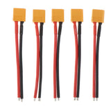 Maxbell XT60 Male Female Plug for RC Lipobattery 5pcs Male Connector with Wire