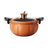 Maxbell Slow Cooker Cookware Pressure Stew Pot for Parties Outdoor Camping Picnics Orange
