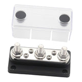 Maxbell Power Distribution Block Accessory Replacement Professional for RV Boat Black
