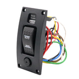 Max Marine Boat Bilge Pump Switch Panel Deck Cleaning Control Panel with Alarm