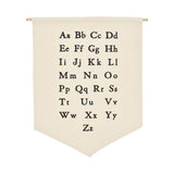 Maxbell Nordic Canvas Banner Wall Hanging Sign for Home Bedroom Decoration Alphabet