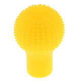 Max Silicone Round Non Slip Gear Head Shift Knob Protective Cover Glove Yellow