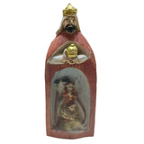 Maxbell Christmas Nativity Set Nativity Scene Statue for Thanksgiving Birthday Study orange