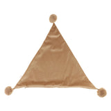 Max Throw Pillow Case Velvet Pillow Cushion Covers Triangle_Light Brown