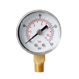 Max Pressure Gauge 0-160PSI 0-11Bar Dial Pneumatic Hydraulic Air Pressure