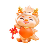 Maxbell Chinese New Year Cartoon Dragon Figurine Cute Table Ornament for Living Room Style B