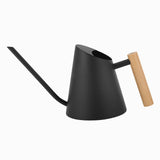 Maxbell Stainless Steel Watering Pot with Long Mouth 900ml for Home Garden Bonsai Black
