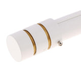 Max 1Pcs Curtain Rod Head/Ends/Drapery Pole Finals Dia 28mm White Cylinder - Aladdin Shoppers