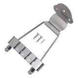 Maxbell Zinc Alloy Tailpiece Bridge with 3 Screws for 4 String Jazz Guitar