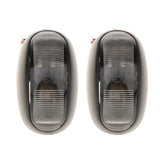 Max 2 Pieces Car Truck Trailer Boat Side Marker Indicators 2LED Lights White