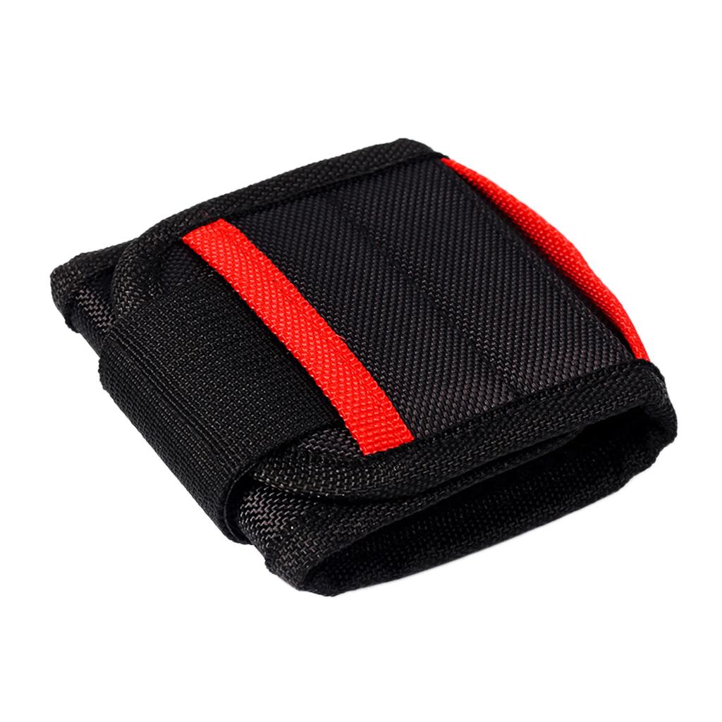 Maxbell Magnetic Wristband w/ Magnets Holds Screws, Nails, Bits Gift 15 Magnetic