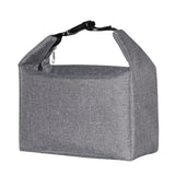 Maxbell Portable Lunch Bag Aluminum Foil Insulation Bag for Adults and Children Grey